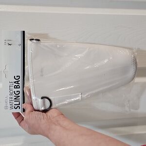 Water Bottle Sling Bag - White